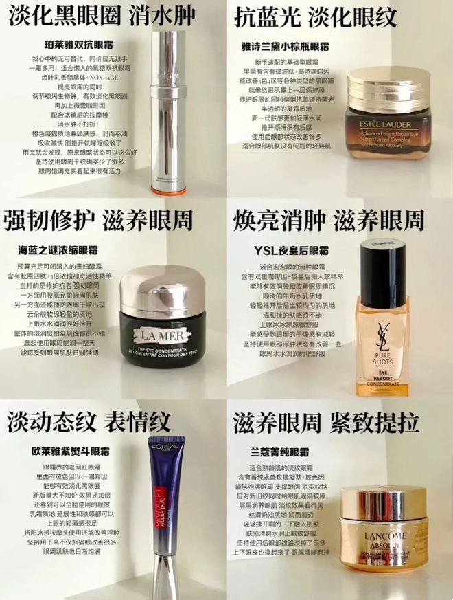 款大牌抗老眼霜专门针对熬夜的衰老问题凯发K8国际熬夜党从来不会错过的6(图4)